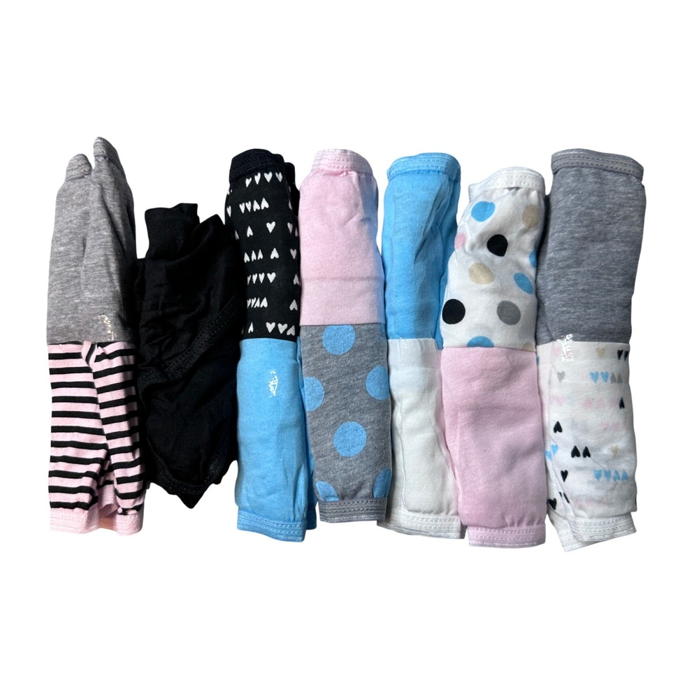 Hanes Underwear Girls 10 Multicolor Hipsters Tagless Cotton 13 Pack No Ride Up
